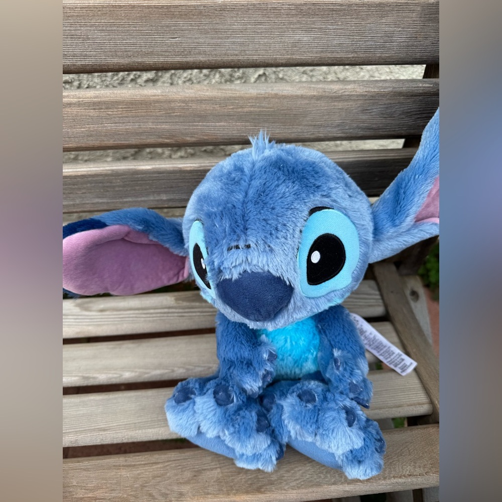 Disney Store Stitch Plush Toy 13” Blue